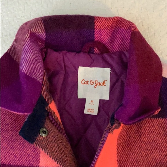 💰⬇️ Plaid toddler coat NWT - Picture 2 of 5